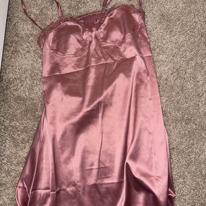 Cute pink slip dress